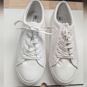 NWOB ASOS Faux Leather White Sneakers size 12 Men's